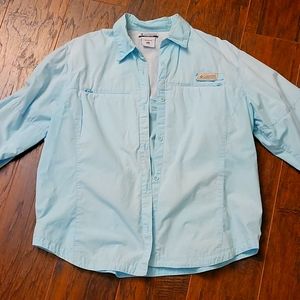 Columbia fisherman shirt women's size xl